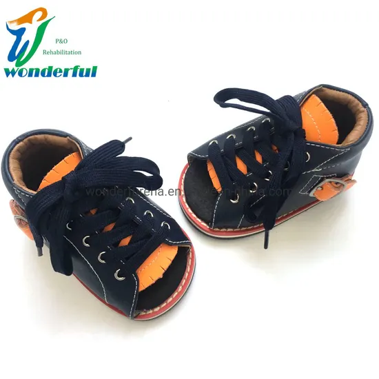 Medical Club Foot Shoes Dennis Brown Shoes Orthopedic Shoes with Splint