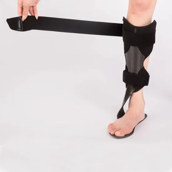 Medical Orthopedic Brace Support Carbon Fiber Ankle Foot Orthosis Afo