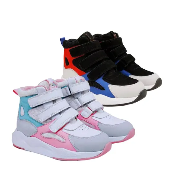 Medical Podiatrist Recommended Pink and White Orthopedic Shoes for Children