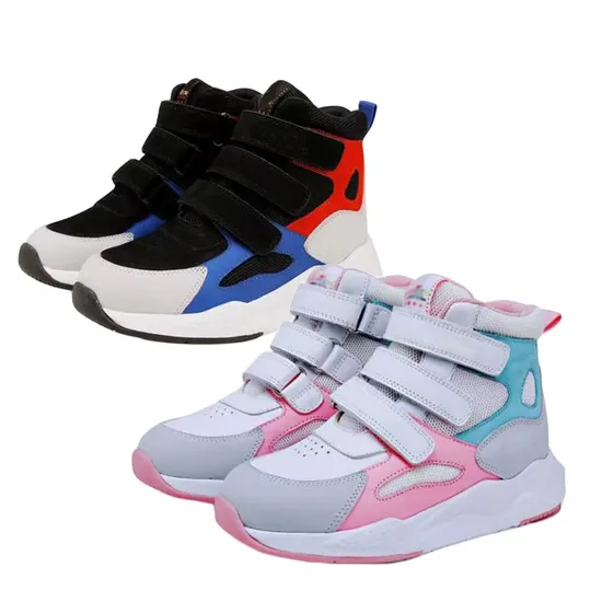 Medical Podiatrist Recommended Pink and White Orthopedic Shoes for Children