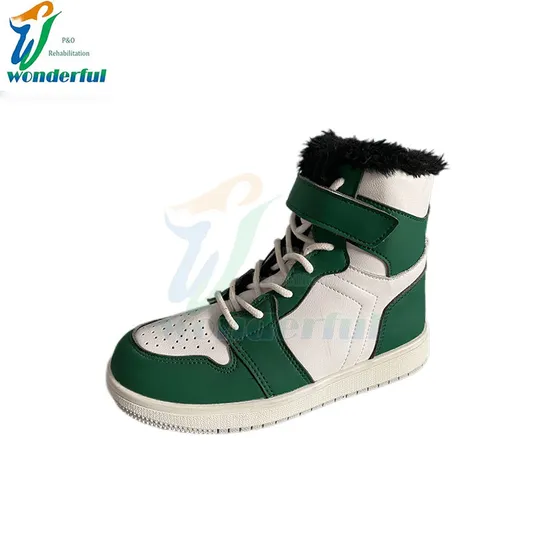 Podiatrist Recommended Blue Winter Warm Non-Slip Orthopedic Shoes Made in China