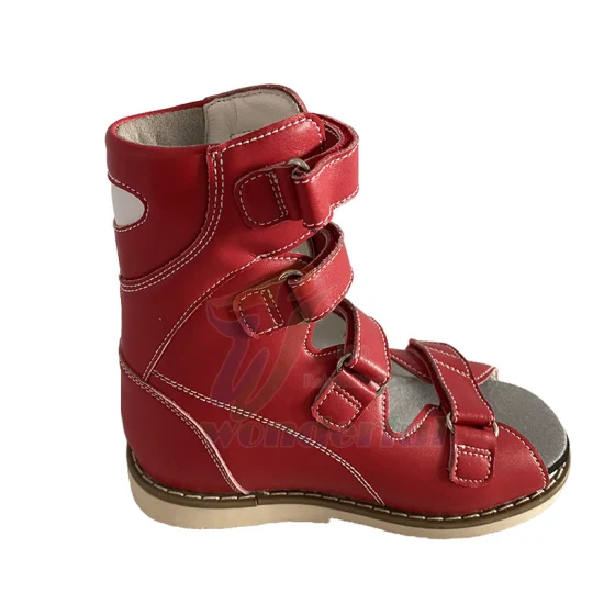 Professional Ultra-High Top Children′s Flat Foot Orthopedic Xo Tiptoe Corrective Shoes Valgus