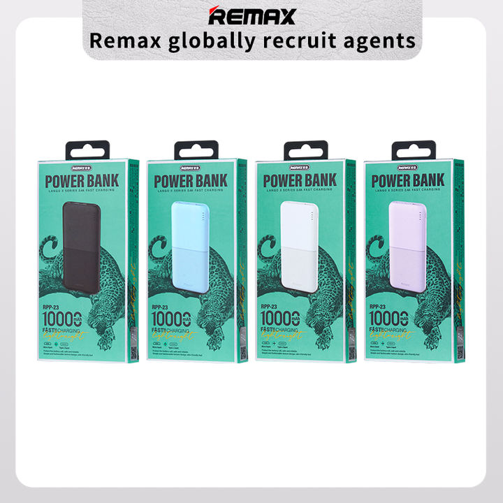 Remax 2.4A Cheap Power Bank Rpp-23 10000Mah Ultra Slim Type-C Usb Portable Chargers Powerbank Manufacturing & Supply