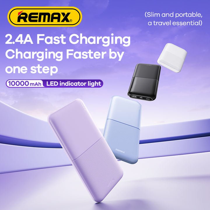 Remax New RPP-23 Mini slim Portable Power Banks Wireless rohs fast charging Battery Charger 10000Mah Power Bank Manufacturer and Supplier Solutions