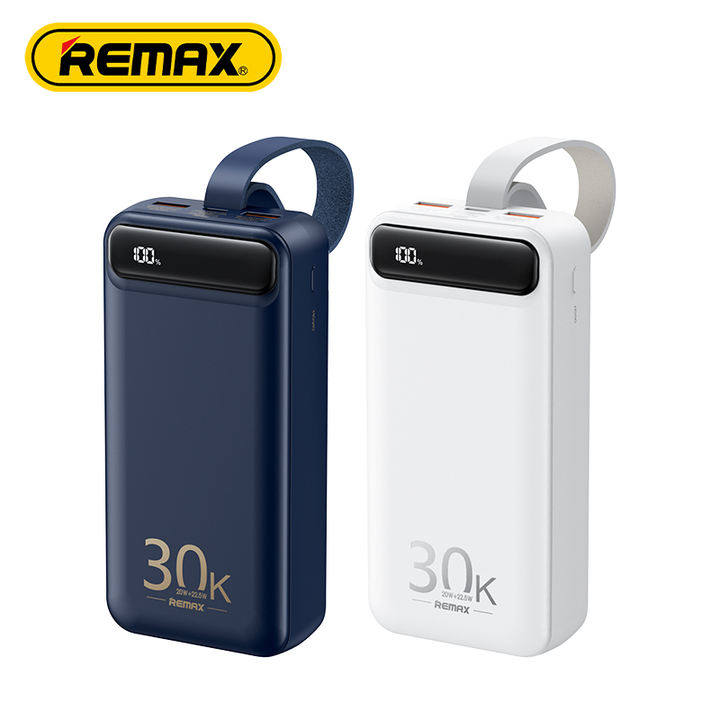 Remax Portable Power Bank 30000Mah 20W+22.5W Rpp-522 Pd3.0/Qc3.0/Fcp/Afc/Sfcp Fast Charging Wholesale 2023 New Product Powerbank