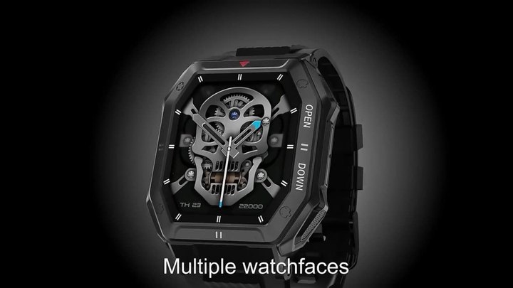 2023 Trendy Fashion Durable men watch waterproof multifunction metal sports relogio smartwatch masculino