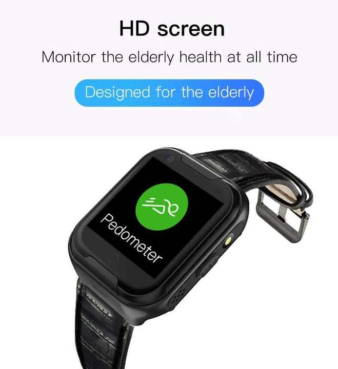 4G Smart Watch filp 1.4" inch IPS Touching Screen GPRS Real-Time Locating Tracking Monitoring Voice Care Smart AI Watch