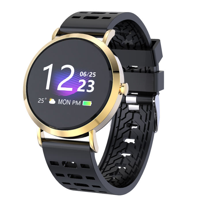 Heart Rate Smartwatch Fitness Monitor Mobile Watch Phones No Camera OEM IP67 Black / White OLED, IOS 128x128 < 2"