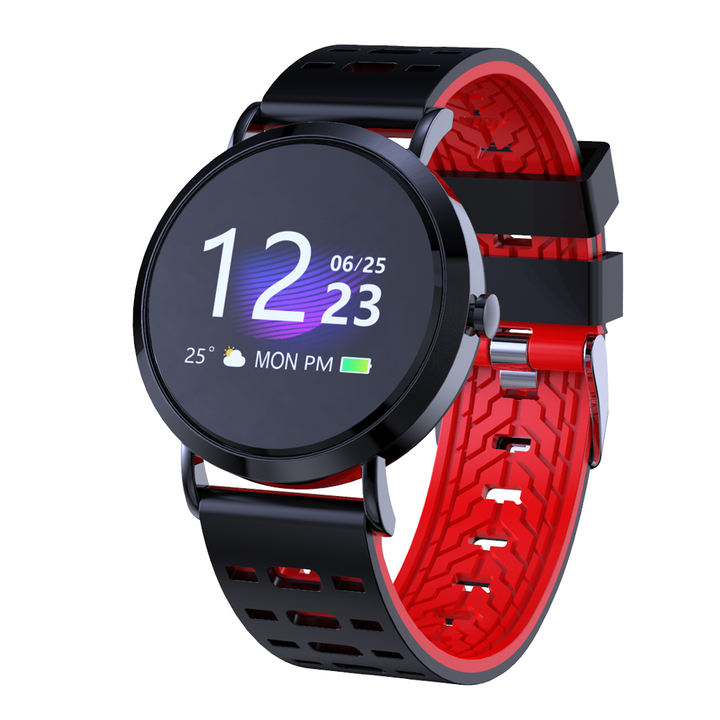 Heart Rate Smartwatch Fitness Monitor Mobile Watch Phones No Camera OEM IP67 Black / White OLED, IOS 128x128 < 2"