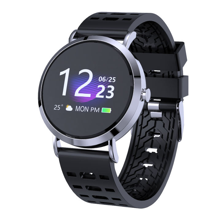 Heart Rate Smartwatch Fitness Monitor Mobile Watch Phones No Camera OEM IP67 Black / White OLED, IOS 128x128 < 2"