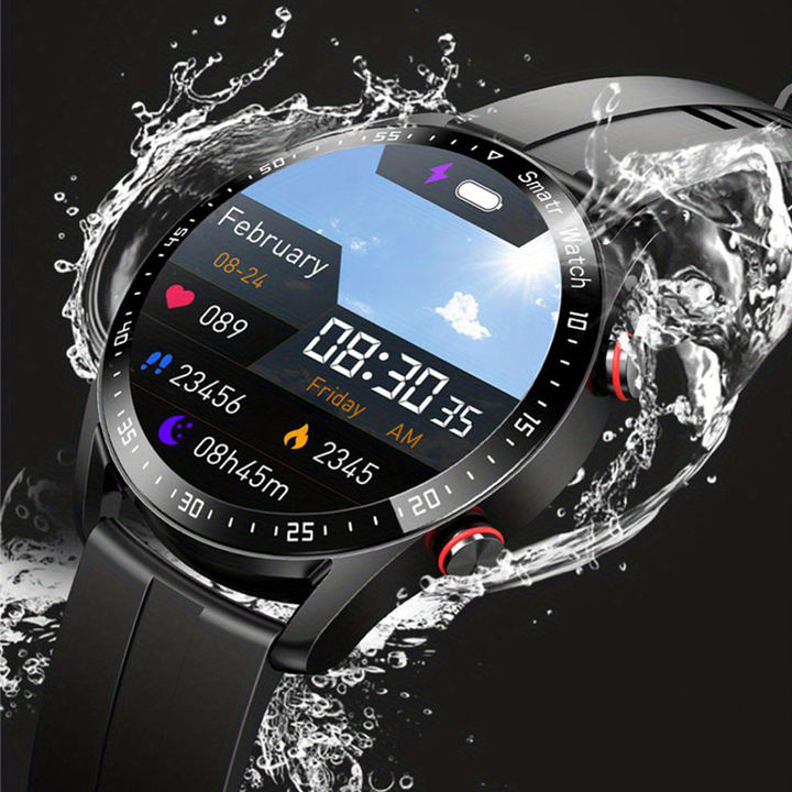 LCD relogio smartwatch bracelet relojes hombre waterproof stainless steel smart watch for men 2024