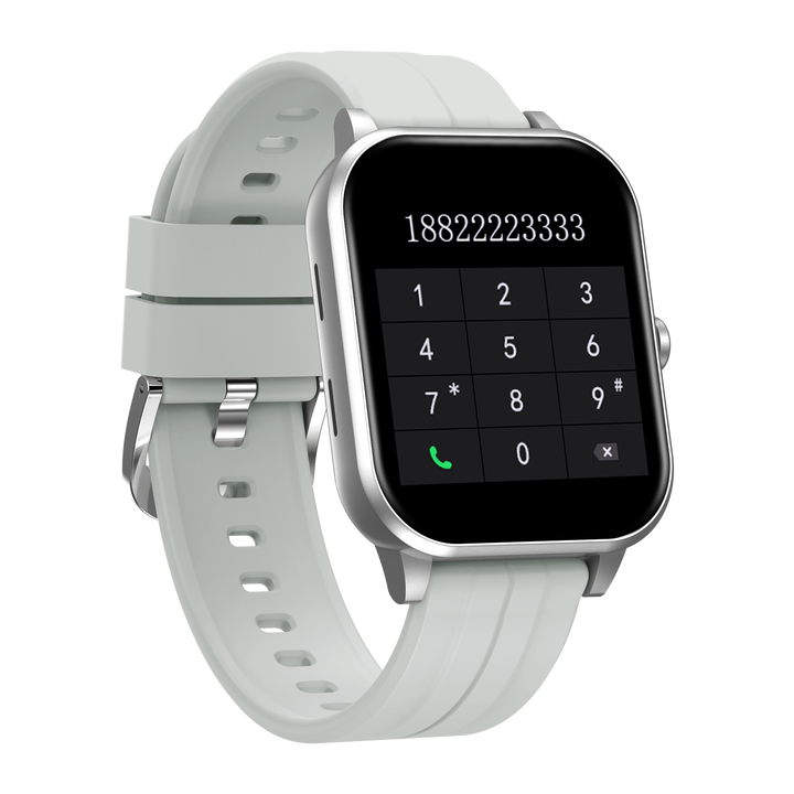 Large battery and low power consumption H Band APP 1.54 inch screen dial number smart watch stainless steel