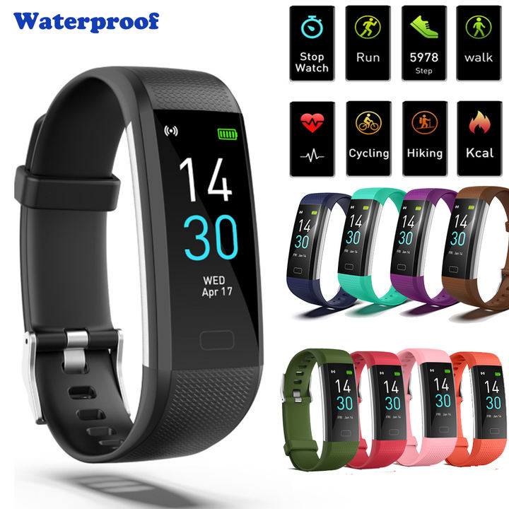 S5 2.0 Smart Bracelet Men Women Heart Rate Blood Pressure Health Waterproof Smart Watch BT Watch Wristband Fitness Tracker