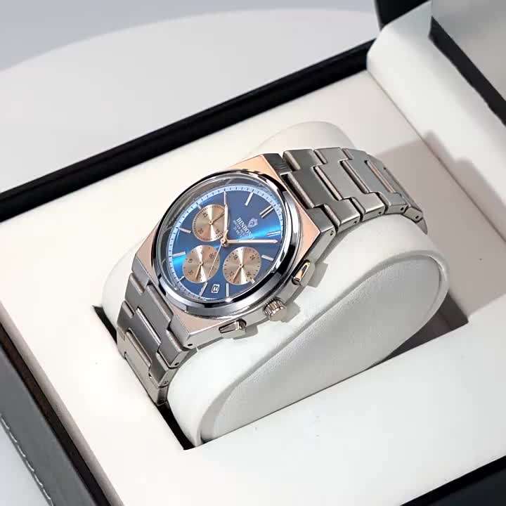 BINBOND 203 Mens Watches six-hand quartz watches chronograph watch luminous multi-functional fashion men's business quartz Clock Customized Manufacturing Solutions
