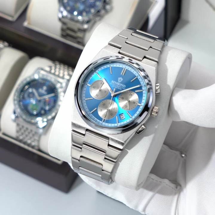 BINBOND 203 Mens Watches six-hand quartz watches chronograph watch luminous multi-functional fashion men's business quartz Clock Customized Manufacturing Solutions