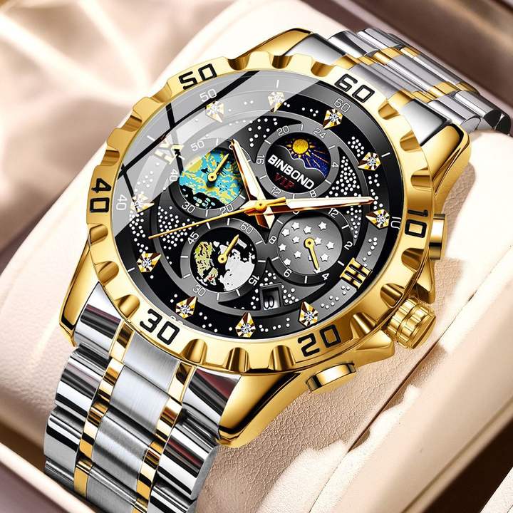 BINBOND 3225 Top Brand Luxury Fashion Watch Men Waterproof Week Date Clock Sport Watch Men Quartz Wristwatch Relogio Masculino Manufacturing Solutions