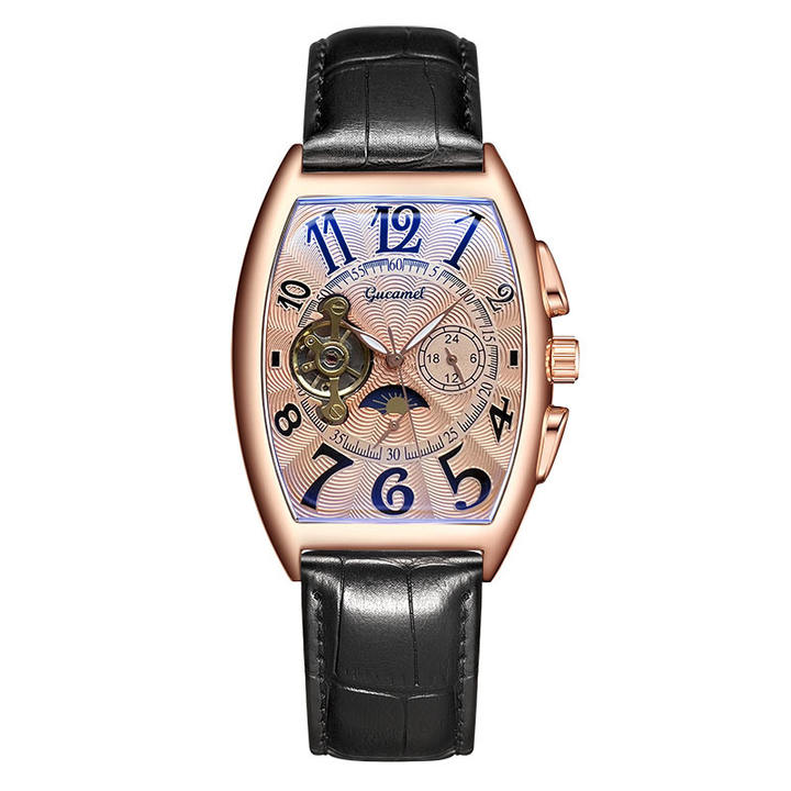 GUCAMEL G065 Mechanical Watches Bucket Type Mechanical Mens Watches Fully Automatic Tourbillon Automatic Mechanical Watch Direct from Factory