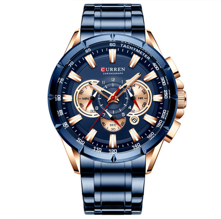 Luxury Cool Men Watch Curren 8363 Top Brand Stainless steel Casual Sport Big Dial watches China Industrial Supplier Services