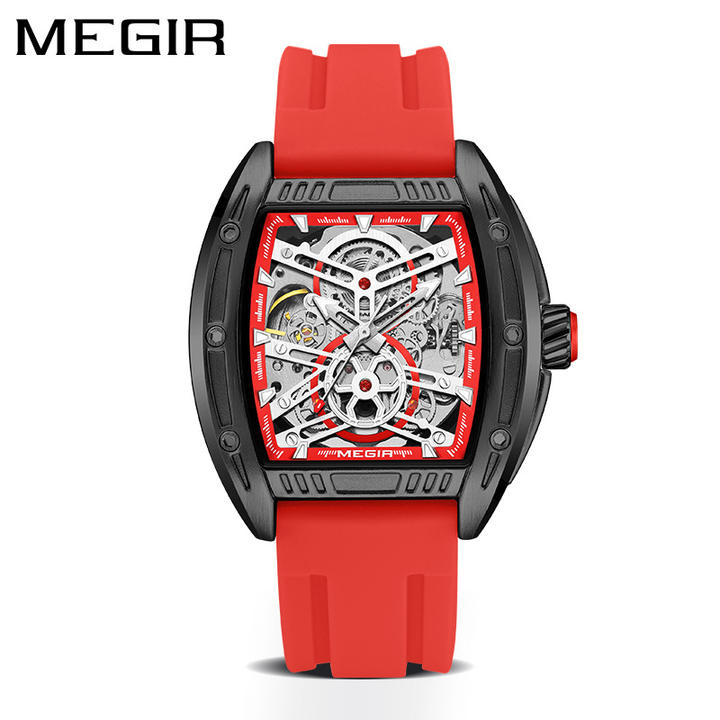 MEGIR 8601 Men's Luxury Fashion Automatic Watch New Sport Mechanical Design Waterproof Luminous Wristwatch Relogio Business