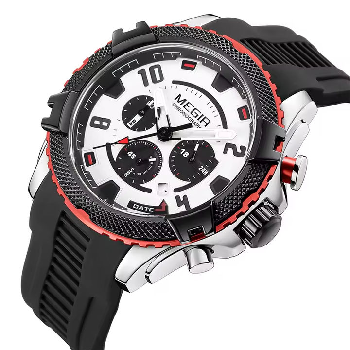 Megir 2200 Luxury Chronograph Men Wrist Watches Waterproof Fashion Sport Watch For Man B2B Factory Pricing Processing