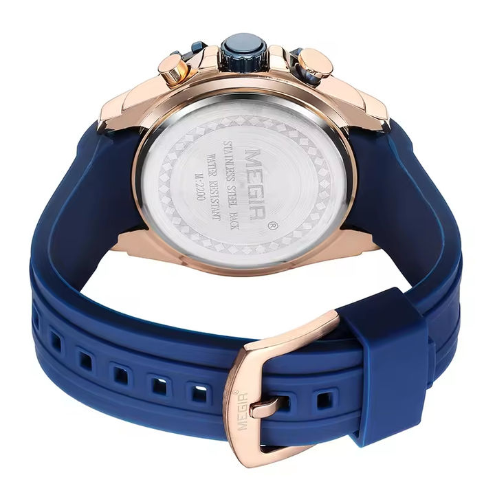 Megir 2200 Luxury Chronograph Men Wrist Watches Waterproof Fashion Sport Watch For Man B2B Factory Pricing Processing
