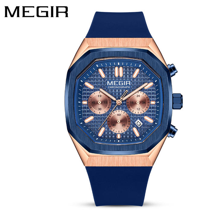 Megir 2215 Original Brand Waterproof Luxury Men Chronograph Quartz Watch New Wrist Watches High-Volume Manufacturing