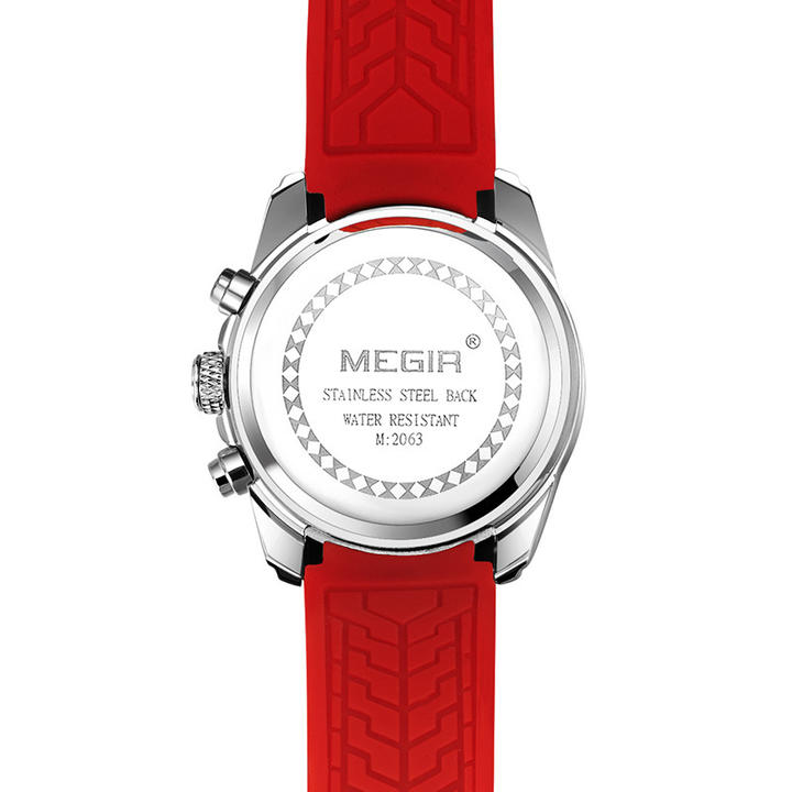 Megir Men's Luxury Multifunction Chronograph Quartz Wristwatch Waterproof Sport Watch for Mens Fashion Relogio Masculino 2063 Factory Pricing Supply