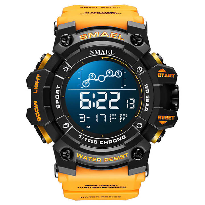SMAEL 8082 New design Digital watch men's watches waterproof black Sport digital watches for mens sports Contract-Based Manufacturing