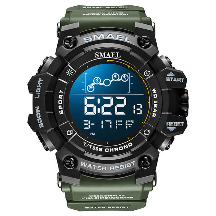 SMAEL 8082 New design Digital watch men's watches waterproof black Sport digital watches for mens sports Contract-Based Manufacturing