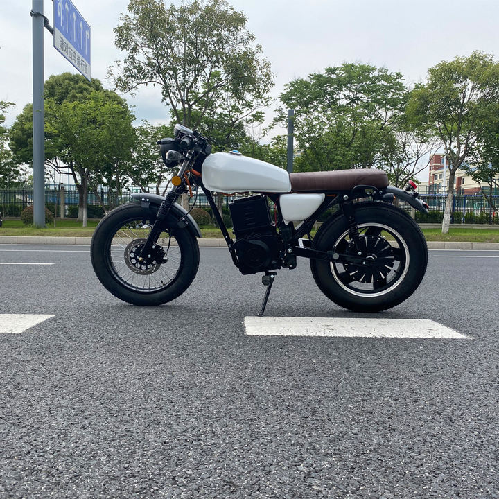 2000W 72V Vintage Electric Motorcycle Fashion Street Bike Touring Motorcycles Front and Rear Disc Brake Wholesale B2B Pricing Outlet