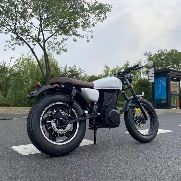2000W 72V Vintage Electric Motorcycle Fashion Street Bike Touring Motorcycles Front and Rear Disc Brake Wholesale B2B Pricing Outlet