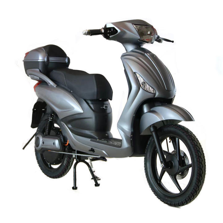 2024 New 500W 48V 20AH Vintage Electric Motorcycle Bike Delivery E Scooter Electric Moped For Adults