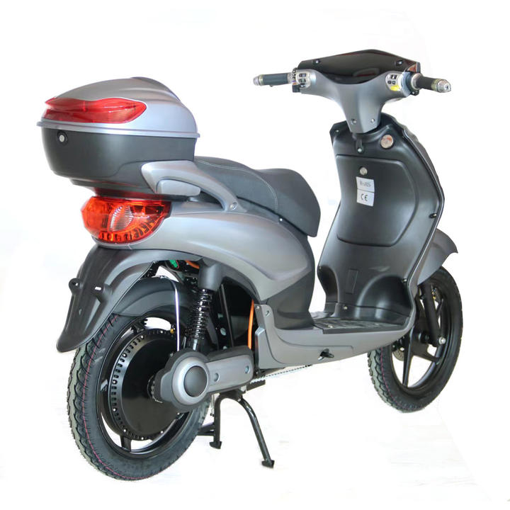 2024 New 500W 48V 20AH Vintage Electric Motorcycle Bike Delivery E Scooter Electric Moped For Adults