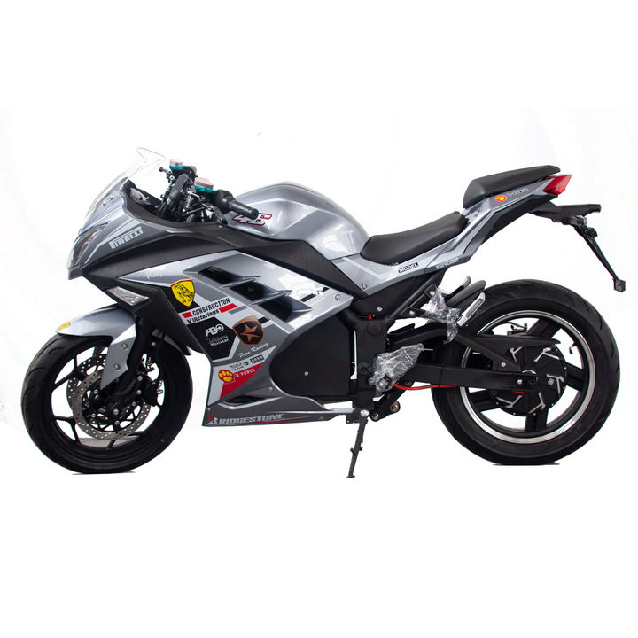 2024 New Fashion Electric Racing Motorcycle 3000W 72V50AH Lithium Battery For Adult Super Power Racing Motorcycle For Sale Contract-Based Manufacturing