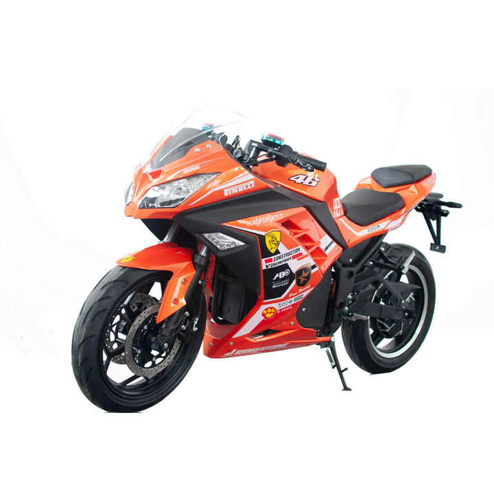 2024 New Fashion Electric Racing Motorcycle 3000W 72V50AH Lithium Battery For Adult Super Power Racing Motorcycle For Sale Contract-Based Manufacturing