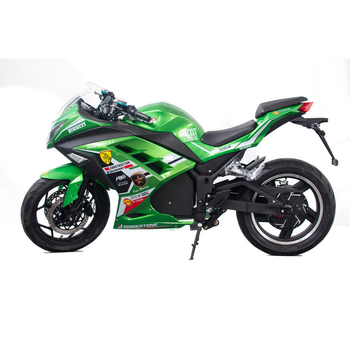 2024 New Fashion Electric Racing Motorcycle 3000W 72V32AH Lead-acid battery Strong Power Electric Racing Motor  On Sale