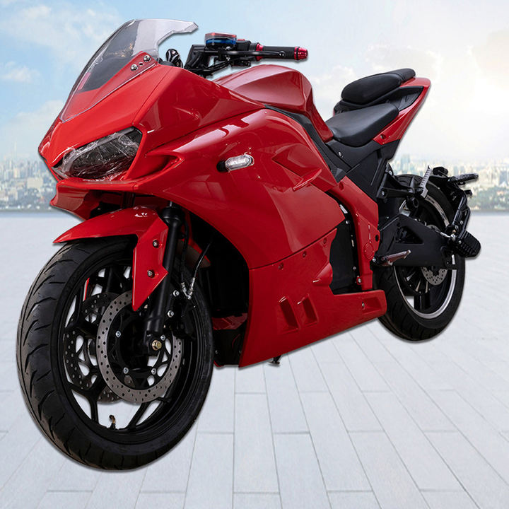 High Speed 3000W Electric Scooter Bike 80km/h Vintage Electric Sport Motorcycle Electric Moped For Adults Production Wholesale Operations