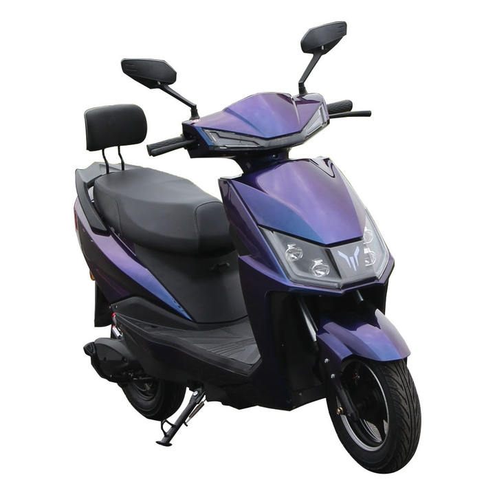 Wholesale 1000W 60V Electric Motor Cycle 14 Inch Long Range Vintage E Scooter Bike Electric Moped For Adults China Wholesale Factory