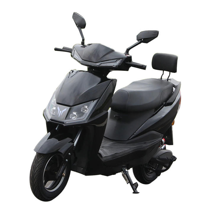 Wholesale 1000W 60V Electric Motor Cycle 14 Inch Long Range Vintage E Scooter Bike Electric Moped For Adults China Wholesale Factory