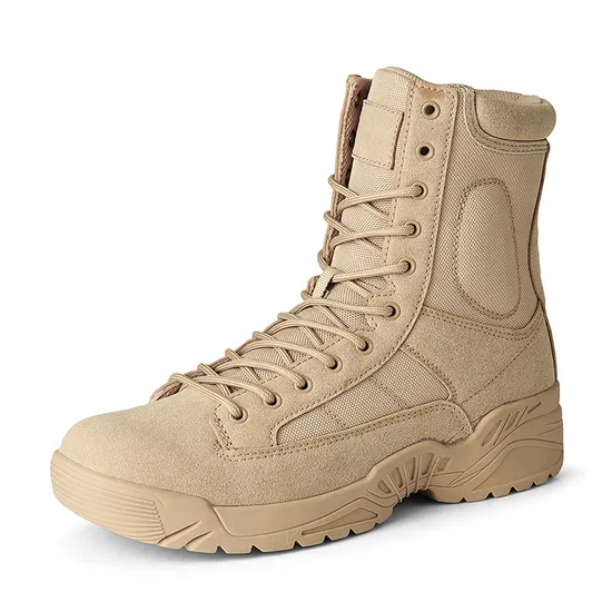 Boots Men′ S High Top Desert Tactical Boots Fans Outdoor Hiking