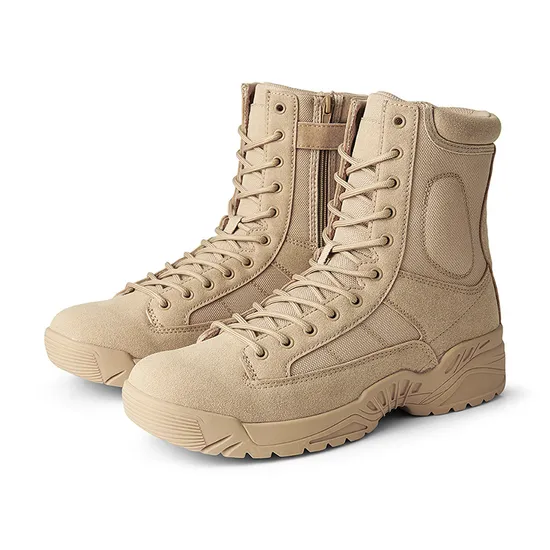 Boots Men′ S High Top Desert Tactical Boots Fans Outdoor Hiking