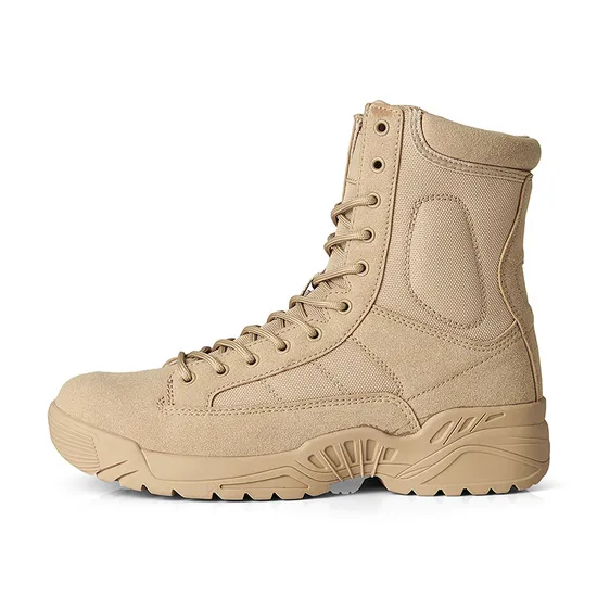 Boots Men′ S High Top Desert Tactical Boots Fans Outdoor Hiking