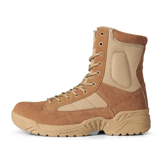 Boots Men′ S High Top Desert Tactical Boots Fans Outdoor Hiking