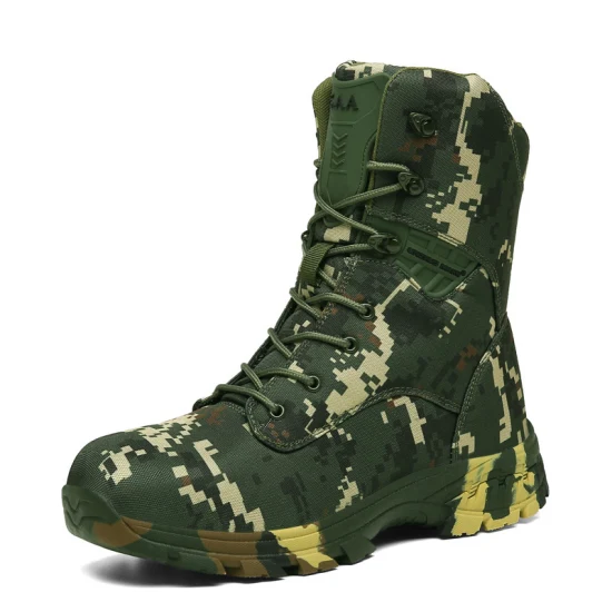 Camouflage Field Boots Men′ S Overalls Large Size Training Boots