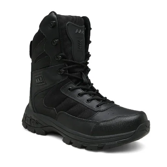 Combat Boots Anti-Slip Wear-Resistant Field Boots Men High Top Outdoor