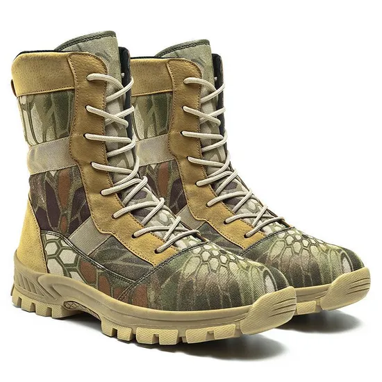 Combat Boots High Top Outdoor Desert Boots for Men