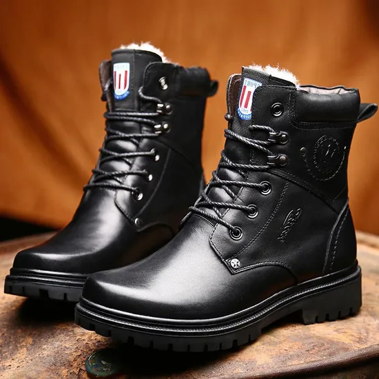 Combat Boots Tactical Boots Non-Slip Wear-Resistant Cotton Boots Ground Combat Boots Men