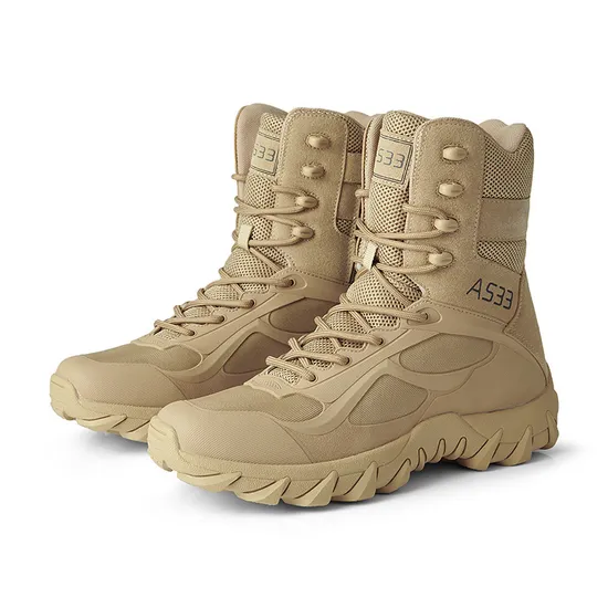 High Top Outdoor Jungle Combat Boots Tactical Boots Hiking Shoes