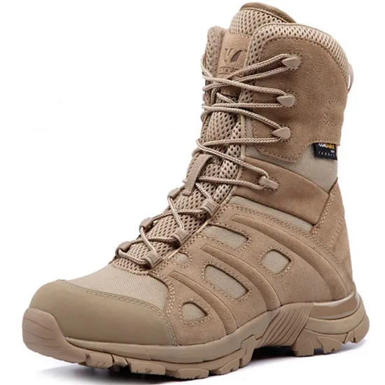 New Unisex Outdoor Military  style Boots Hiking Tactical High-Top Shoes