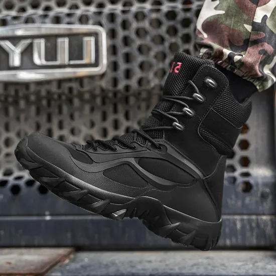 Tactical Boots Men′s Outdoor Flying Boots